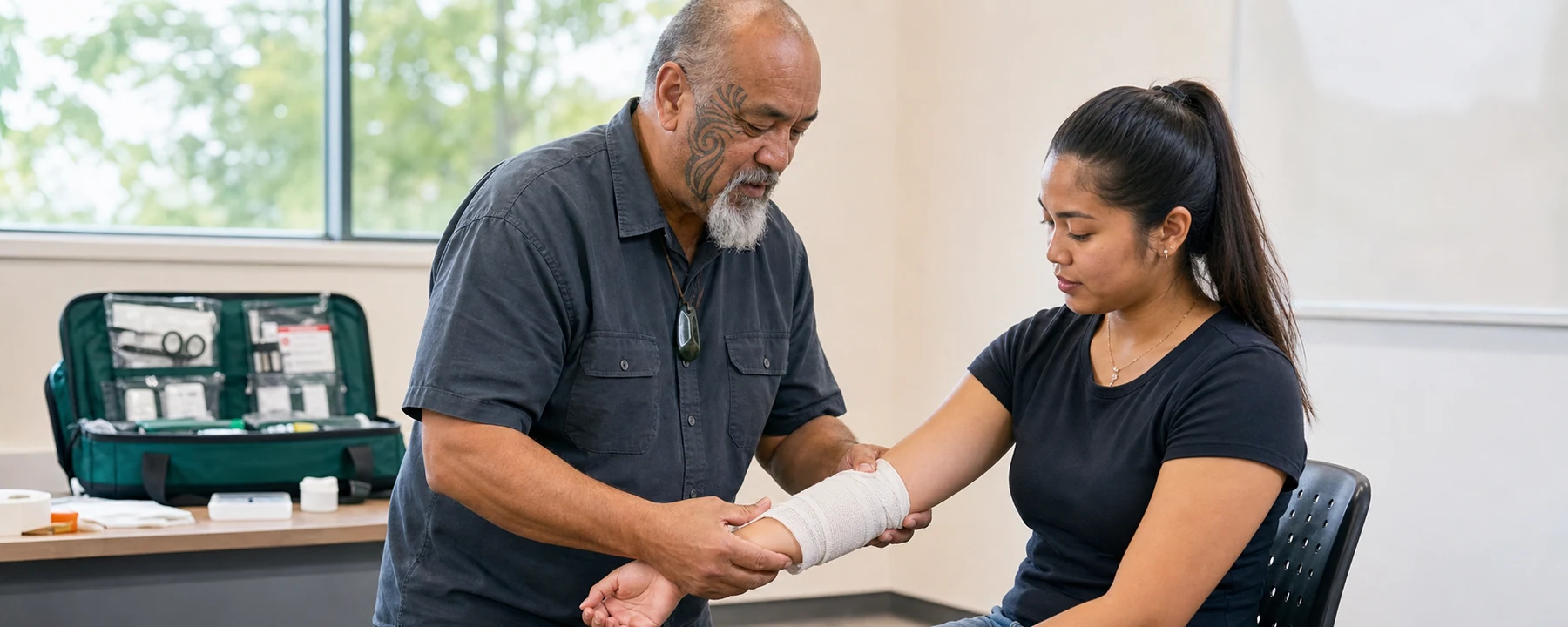 First aid response training