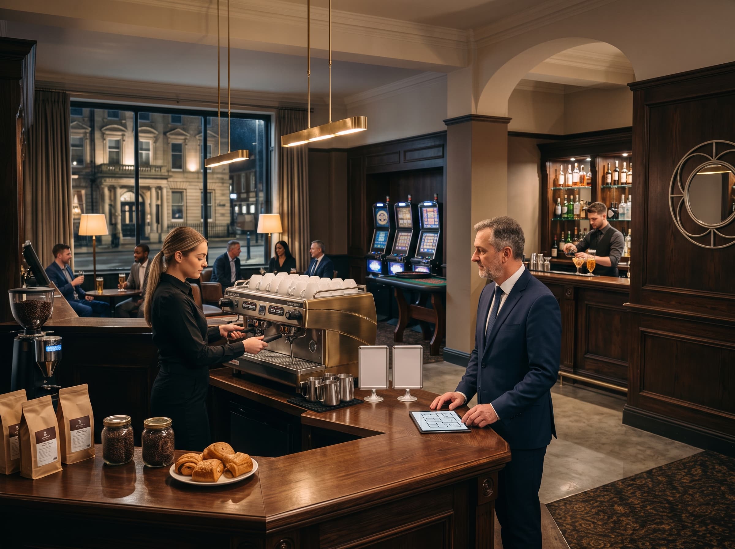 Provide responsible service of alcohol & gambling (with additional barista skillset) training
